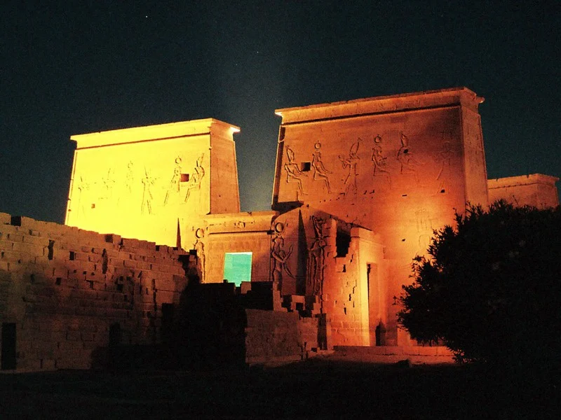 Spectacle de Son et Lumière à Philae